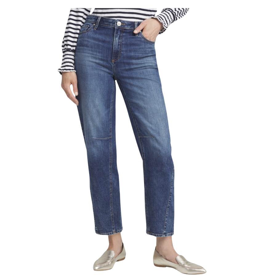 Tapered Cropped Jeans